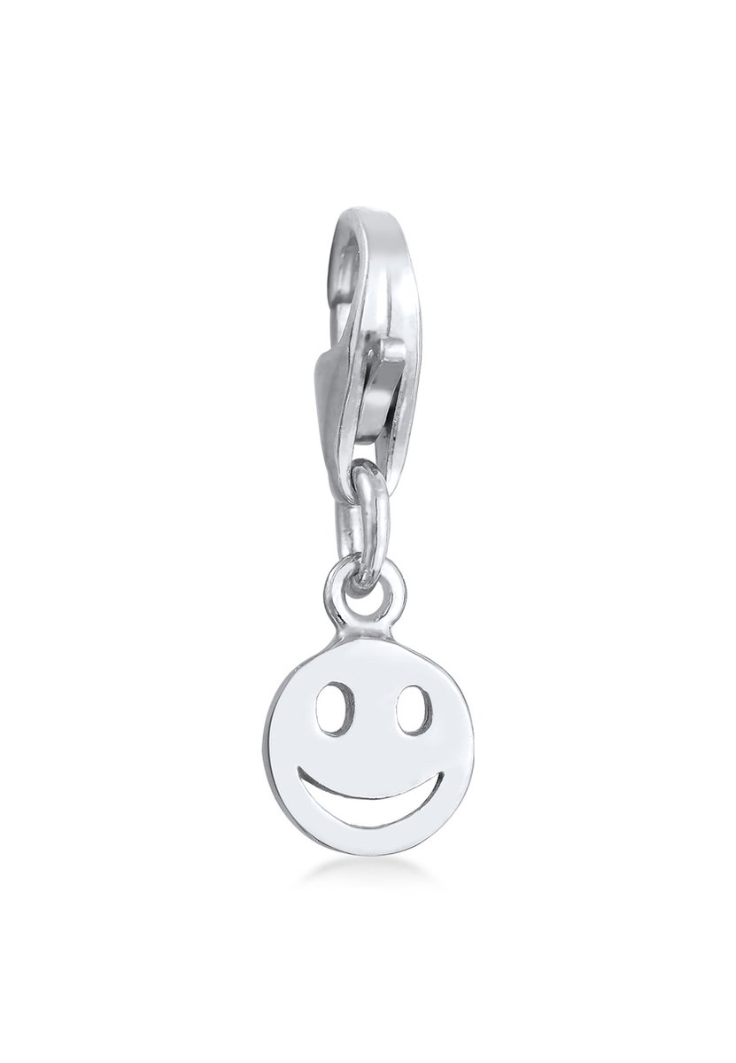 Nenalina - Bedel - Hanger Basic met Happy Face in 925 Sterling Zilver - Dames