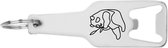 Akyol - panda flesopener - Panda - panda liefhebber - pandabeer - reuzenpanda - leuk kado voor iemand die van dieren houd - 105 x 25mm