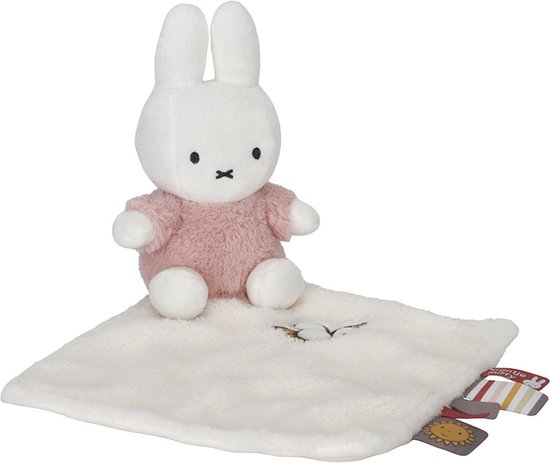 Nijntje Knuffeldoekje Fluffy pink van Tiamo — afbeelding 2
