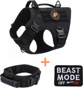 Always Prepared © Pro K9 Hondentuig - Anti trek - Y tuig - Halsband hond - Middel en grote hond - Veiligheidstuig - afneembare klittenband patches