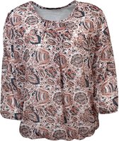 Pink Lady dames blouse - blouse dames LM - M103 - rood print - maat M