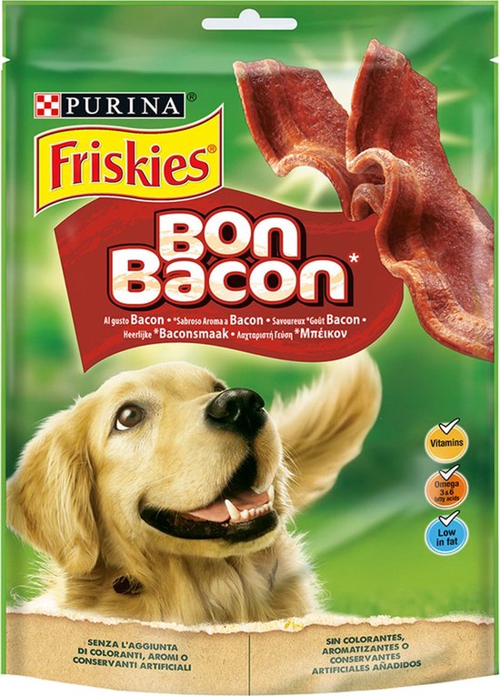 1x Friskies Bon Bacon - Honden snack - 120 gram