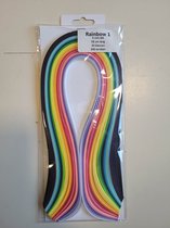 Papier Quilling - Rainbow 1 - 240 bandes de papier de couleurs différentes