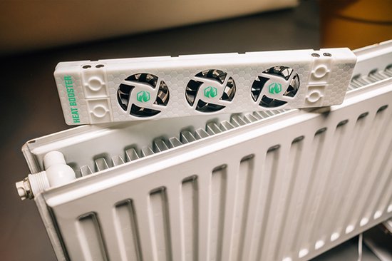 Heatbooster Radiator Ventilator Triple-set – Universeel - Geschikt voor standaard, smalle en enkelplaats radiatoren en convectoren - Magnetisch -  Geruisloos - Ultrazuinig