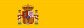 Vlag Spanje met wapen 100x150cm - Glanspoly