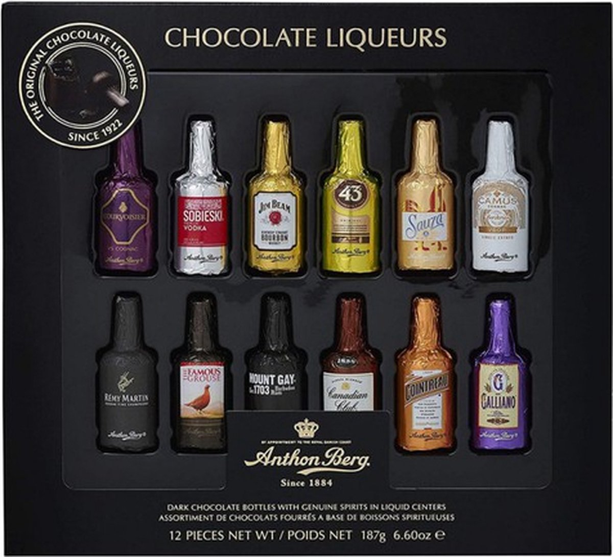 Liqueurs de chocolat de luxe Anthon Berg 250 G Chocolats pour le