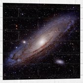 Muursticker - Galaxy Foto van Sterren op de Melkweg - 50x50 cm Foto op Muursticker