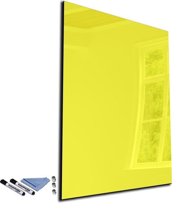 Groot whiteboard magnetisch van emaille