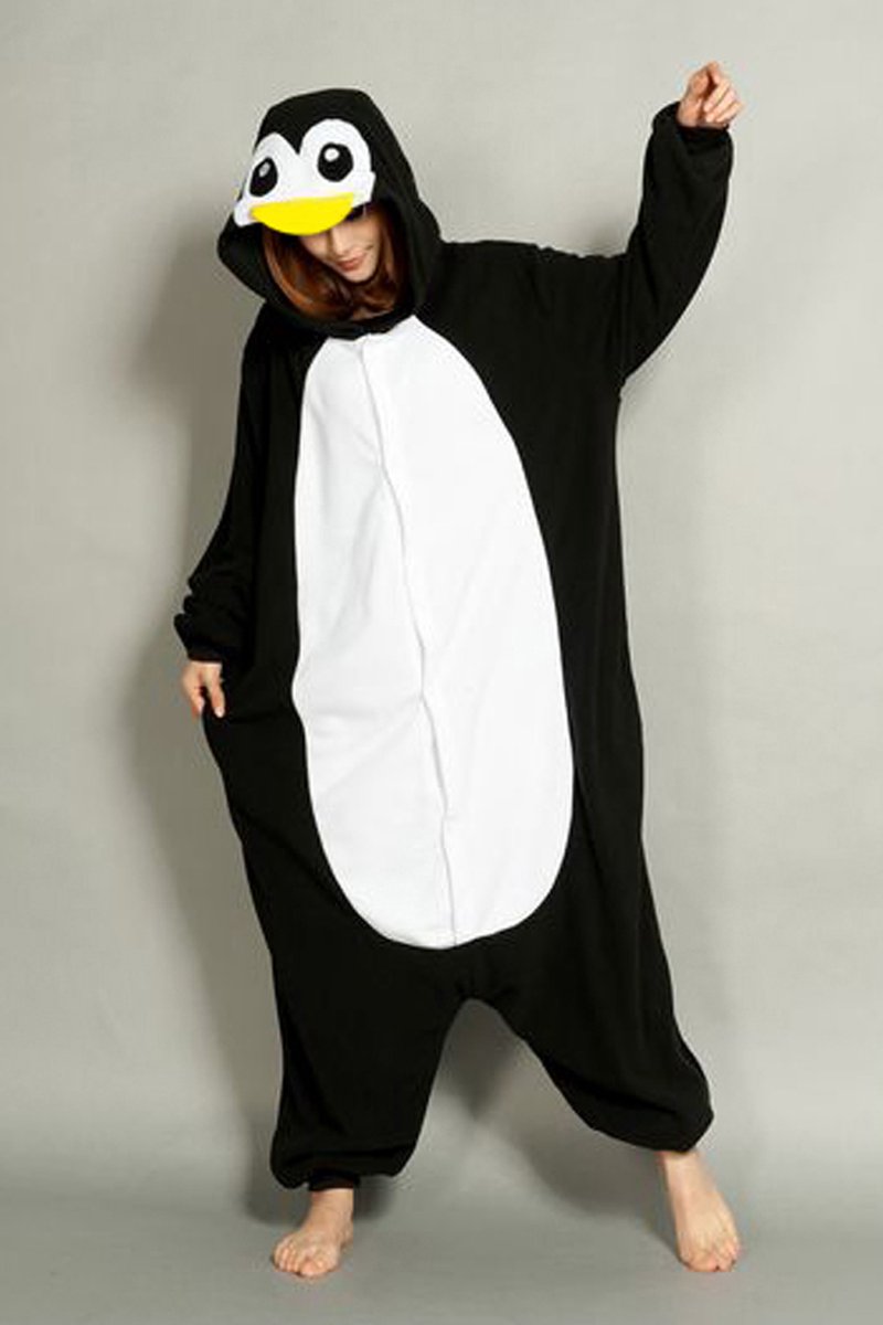 KIMU® Onesie Zwarte Pinguin Baby Pakje - Maat 68-74 - Pinguinpak Kostuum Zwart Wit Pak - Babypakje Zacht Boxpakje Kraamkado Boxpakje Pyjama Festival