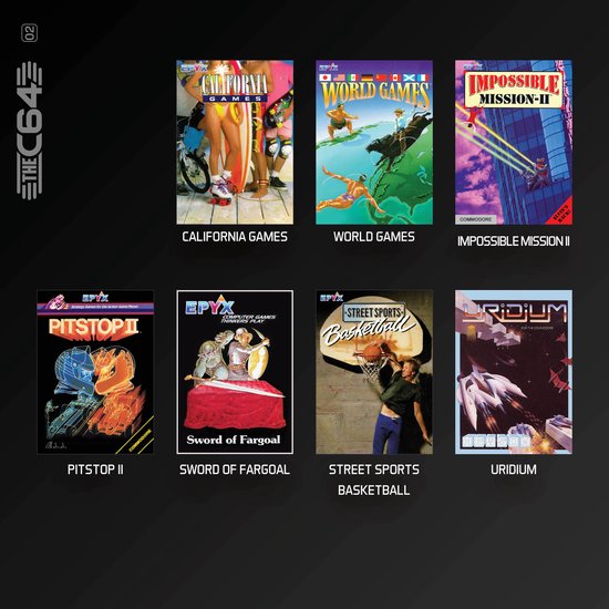 Evercade C64 Home Computer Classics Cartridge 2 14 games Games