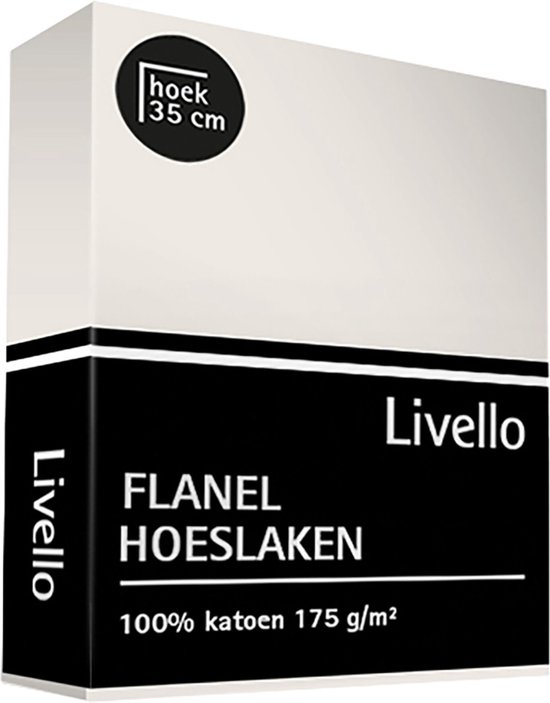 Livello Hoeslaken Flanel Ecru 180x220