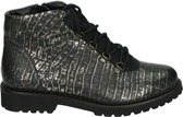 Verhulst 8437 H - VeterlaarzenHoge sneakersDames sneakersDames veterschoenenHalf-hoge schoenen - Kleur: Zwart - Maat: 37.5