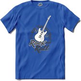 Rock and Roll It’s More Than Just Music | Muziek - Gitaar - Hobby - T-Shirt - Unisex - Royal Blue - Maat S