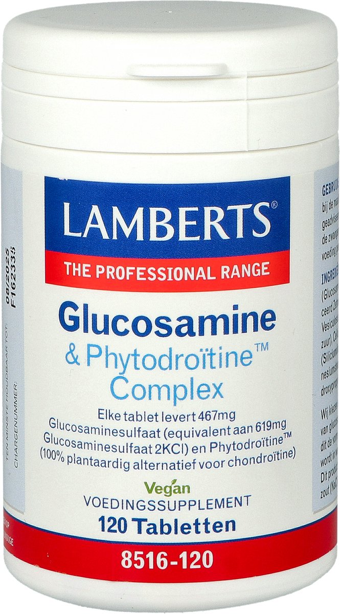 Goedkoopste Lamberts Glucosamine & Phytodroïtine complex - 120 tabletten - Glucosamine preparaat