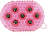 Hippo Tonic Roze Massageborstel met magneten 2 zijdig
