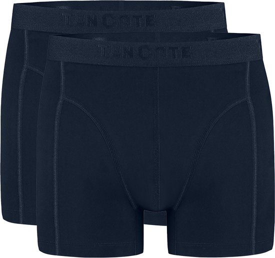 Basics shorts navy 2 pack voor Heren | Maat XL