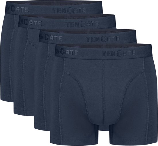 Basics shorts navy 4 pack voor Heren | Maat XXL