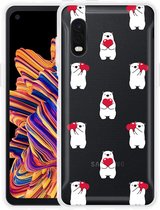 Hoesje Geschikt voor Samsung Galaxy Xcover Pro Lovely Bears