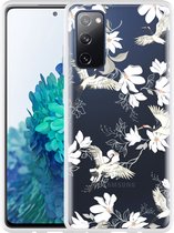 Hoesje Geschikt voor Samsung Galaxy S20 FE White Bird