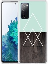 Hoesje Geschikt voor Samsung Galaxy S20 FE Wood Simplicity