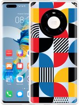 Huawei Mate 40 Pro Hoesje Abstract Pattern Designed by Cazy