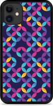 iPhone 11 Hardcase hoesje Abstractie - Designed by Cazy