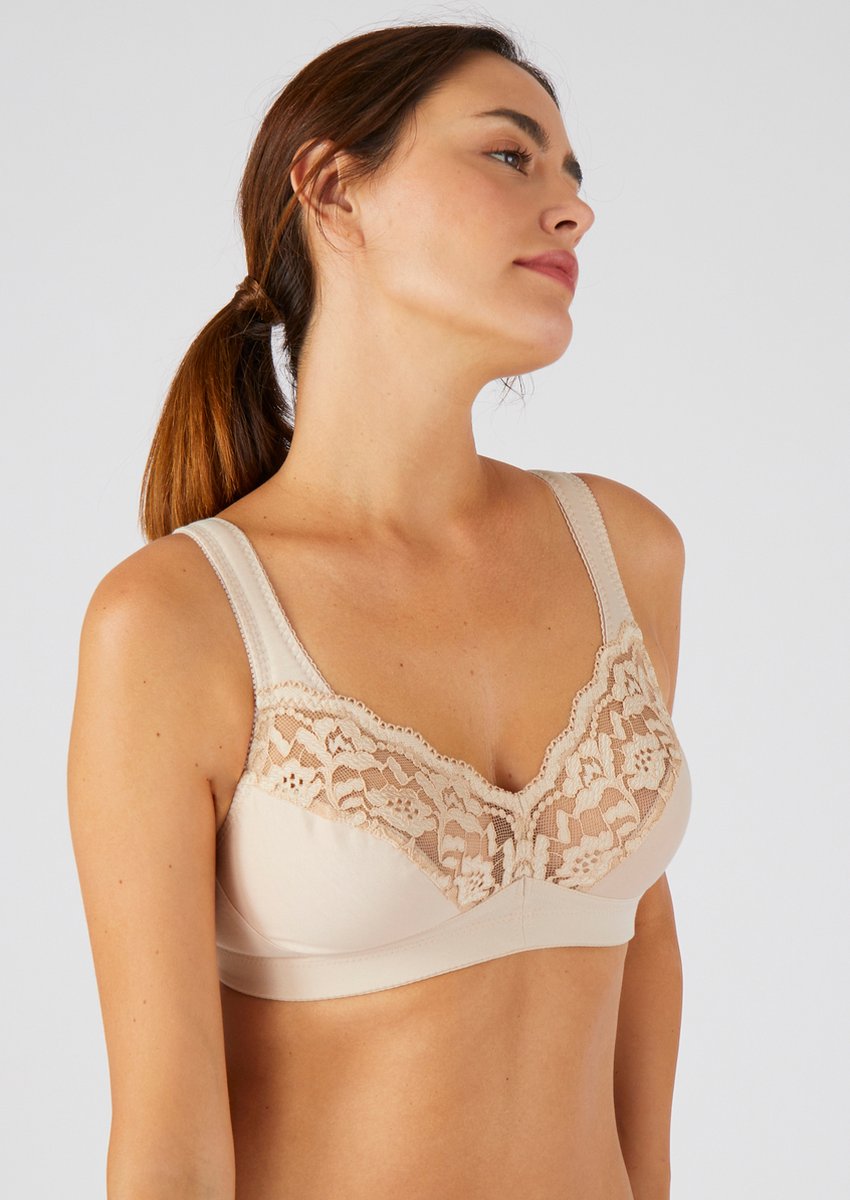 Damart - Beha zonder beugels, elastisch maagstuk - Dames - Roze - 120