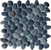 BRICOSOL Vloer- en wandmozaïek in natuursteen - set van 1m² - OLA L 30 cm x H 1 cm x D 30 cm