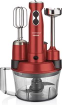Goldmaster ELENAMAX - GM 7239VK - Mixeur plongeant - Robot culinaire - Robot culinaire - Blender - Rouge - Cherry