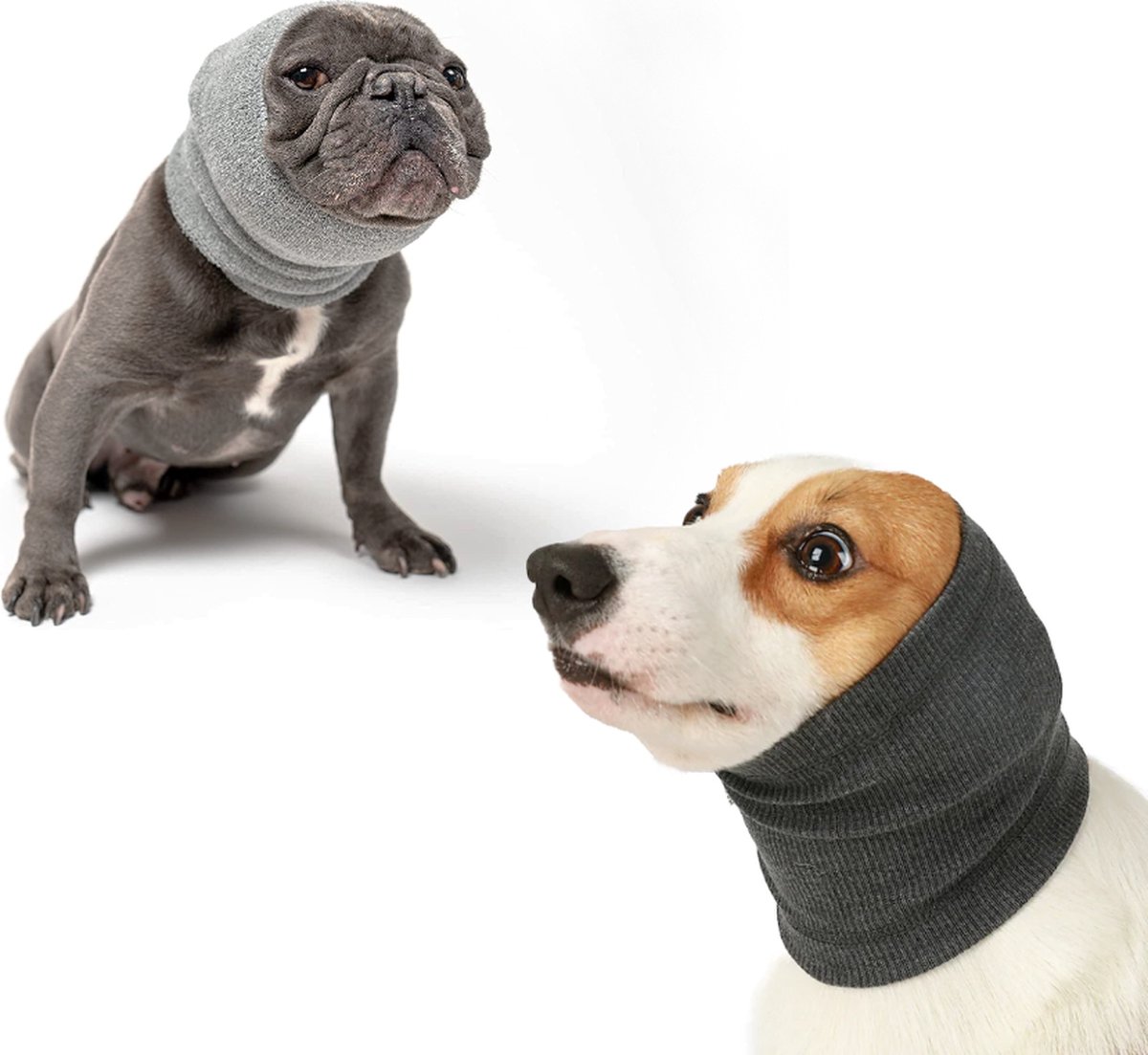 Honden oorbescherming angst hoodie – hond kalmering geluidsdemper oorkappen – gehoorbescherming – vuurwerk oud en nieuw – M - Merkloos