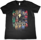 DC Comics Black Adam Kinder Tshirt -Kids tm 4 jaar- Characters Zwart