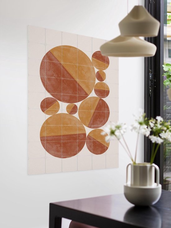 IXXI Burnt Orange Bols - Décoration murale - Abstrait - 80 x 60 cm