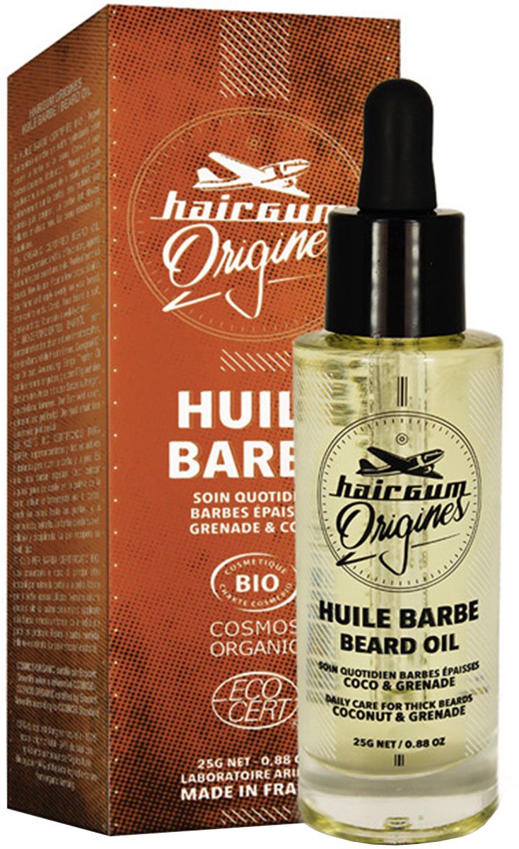 Hairgum Origines BIO Baardolie 25 ml – Natuurlijke Beard Oil met Arganolie & Jojoba – Baardverzorging voor Mannen