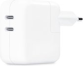 Chargecom Dual Adapter A2676 USB-C 35W - geschikt voor Macbook Air-iPhone-iPad
