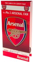 Carte d'anniversaire Arsenal No 1 Fan