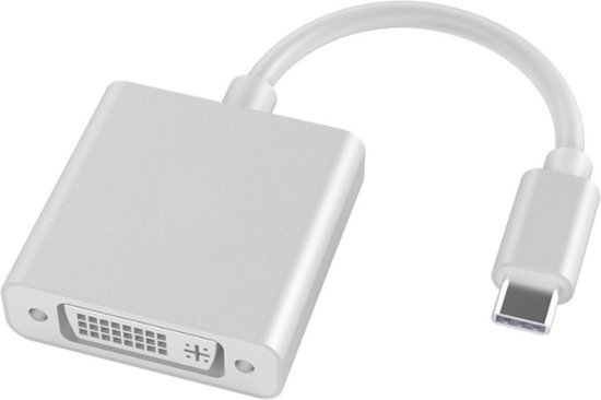Garpex® USB C naar DVI Adapter - USB 3.1 naar DVI-D Converter 1080P -  Zilvergrijs | bol.com