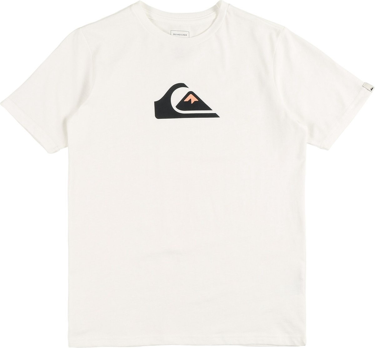 Quiksilver Comp Logo T-shirt Met Korte Mouwen 14 Years Kinderen Wit