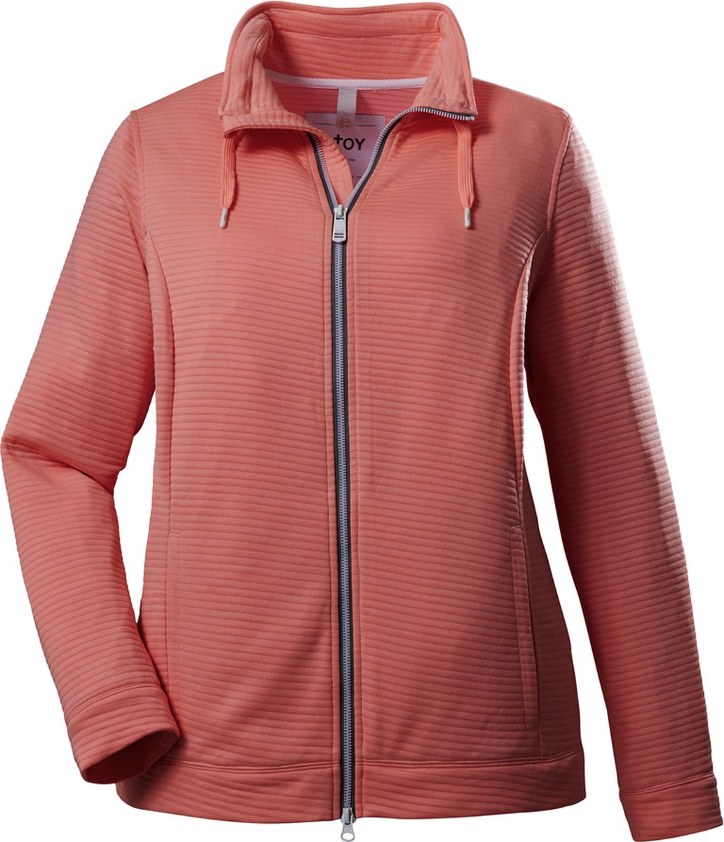 Dames vest STOY - zomervest dames - koraal - 39626 - maat 44