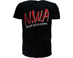 N.W.A. Straight Outta Compton T-Shirt Zwart - Officiële Merchandise - XXL