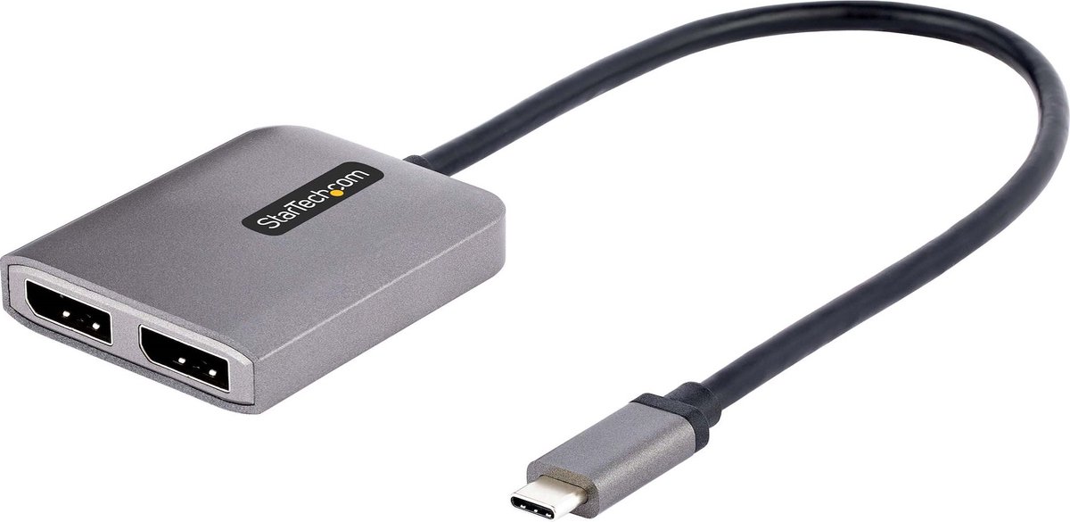 StarTech 2 poorts USB-C MST Hub - Dual-DisplayPort 4K 60Hz
