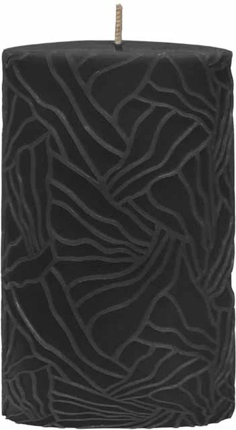 Riverdale - Kaars Wave zwart 9x15cm Zwart