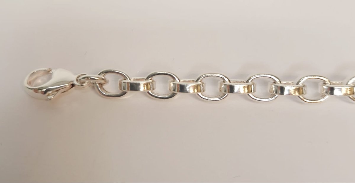 Massieve ketting - collier - zilver - 925 dz - jasseron - uitverkoop