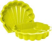 Zandbak schelp geel 2-delig88 x 77cm x 36 cm SwingKing Zandbak / waterbak met deksel