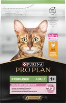 Pro Plan Sterilised Adult Delicate Digestion - Katten droogvoer - Kip - 3 kg