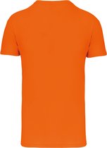 Oranje T-shirt met ronde hals merk Kariban maat L