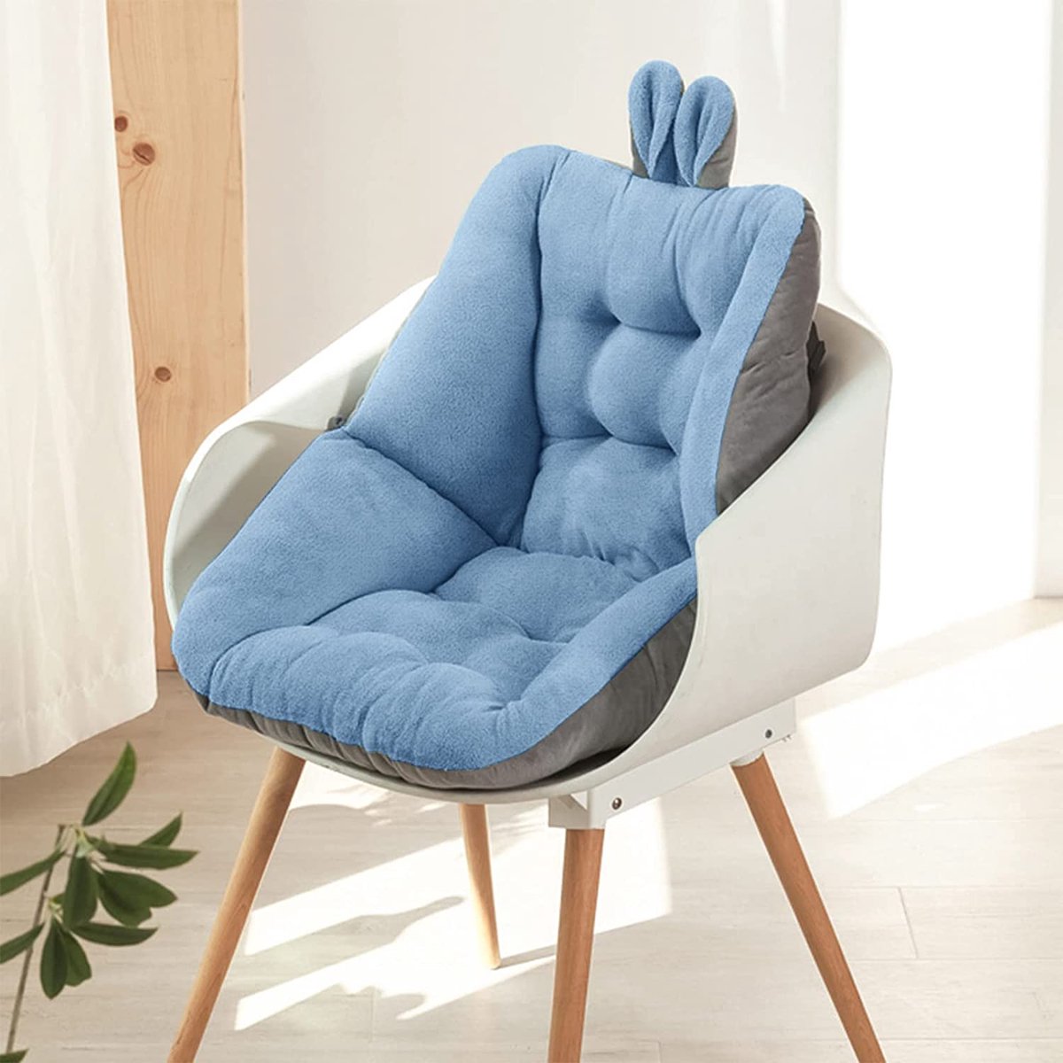 Coussin Siège Semi-entouré 70x70cm | Tissu Peluche, Rembourrage Coton PP | Pour Chaise, Canapé, Bureau, Voiture