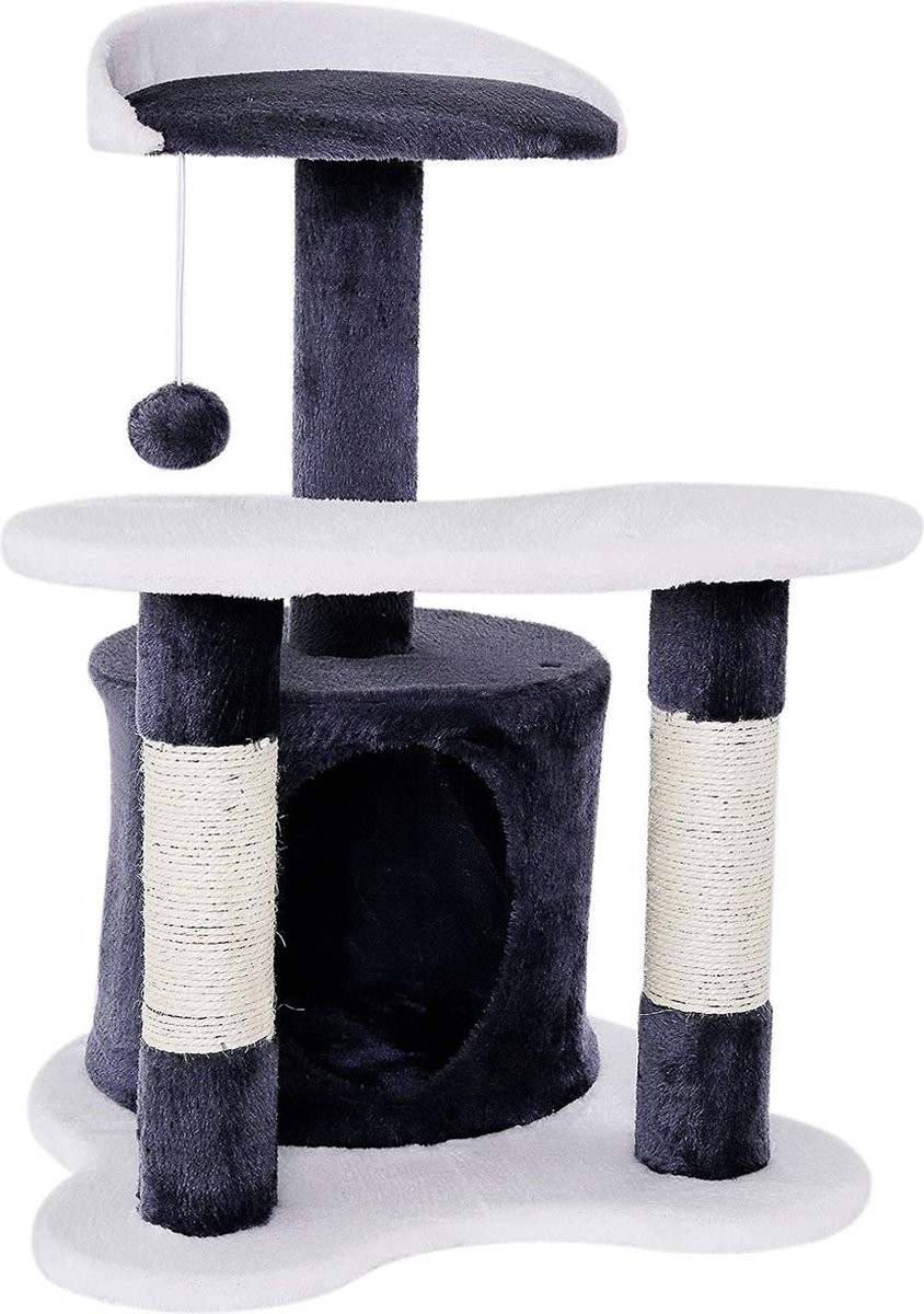 kattenkrabpaal / grote klimboom - speelhuis voor katten / playhouse for cats