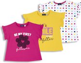 Chicco - Baby - Set van 3 Meisje T-shirt - Maat 104