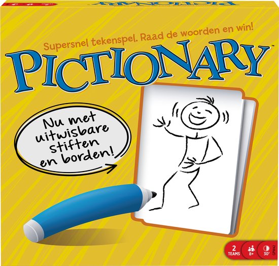 Pictionary Bordspel Mattel Games - Nederlandse Editie