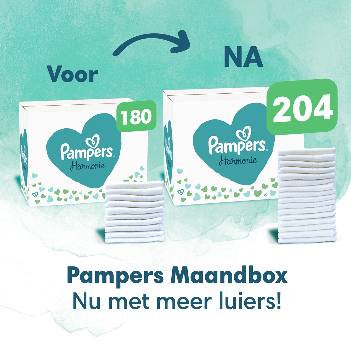 Pampers Harmonie Maandbox Luiers Maat 3 6-10 KG 156 stuks Maat 3 - 156 stuks aanbieding bij Etos